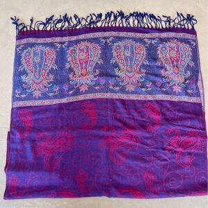 JS ONDO Peruvian‎ 100% Pashmina Wrap Scarf